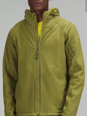 lululemon athletica Olive Textured Hooded Jacket